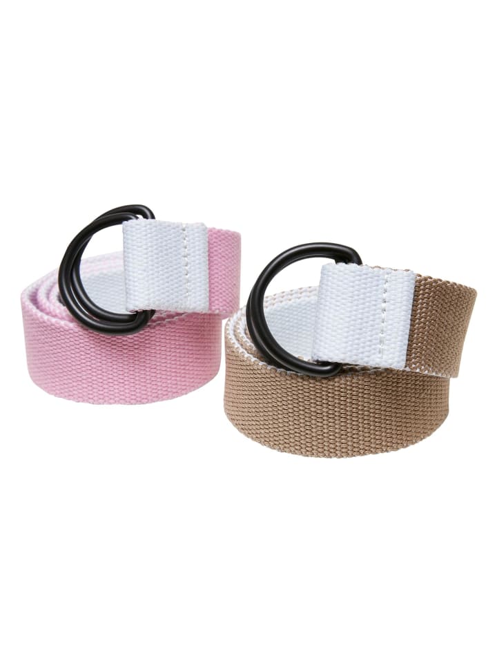 Urban Classics Urban Classics Gürtel in white/beige white/rose günstig kaufen onesize