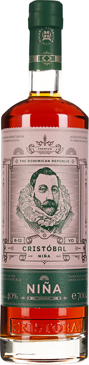 Ron Cristóbal Premium Rum Niña 8–12 YO 0,7 Liter in Tube