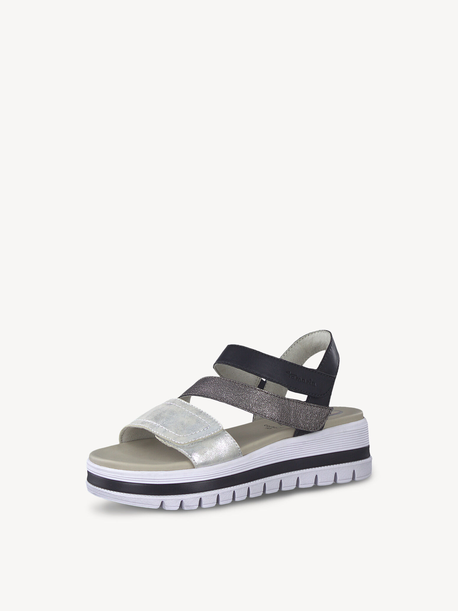 Sandale en cuir - bleu