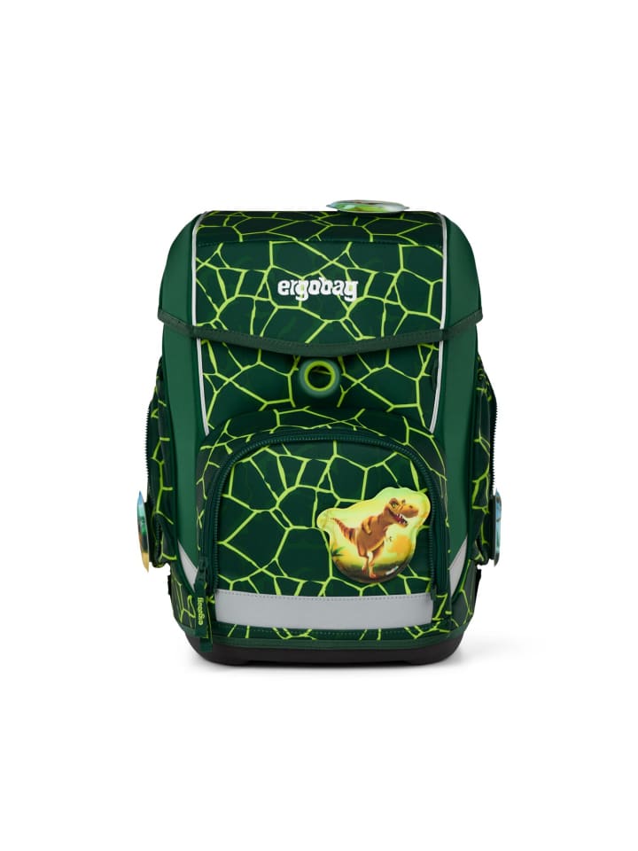 Ergobag Grundschulranzen-Set CUBO BärRex 5-tlg. in Grün günstig kaufen onesize