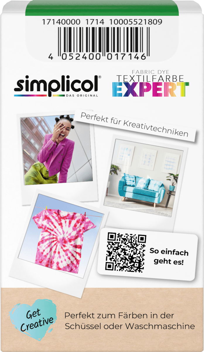 Textilfarbe expert Apfel- Grün, 150 g