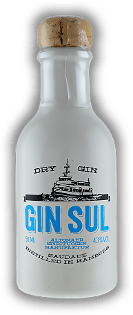 Gin SUL 0,05 Liter Gin SUL 0,05 Liter 5cl genau die richtige Menge für einen perfekten Gin Tonic. 0,05	 Liter - Vol 43%