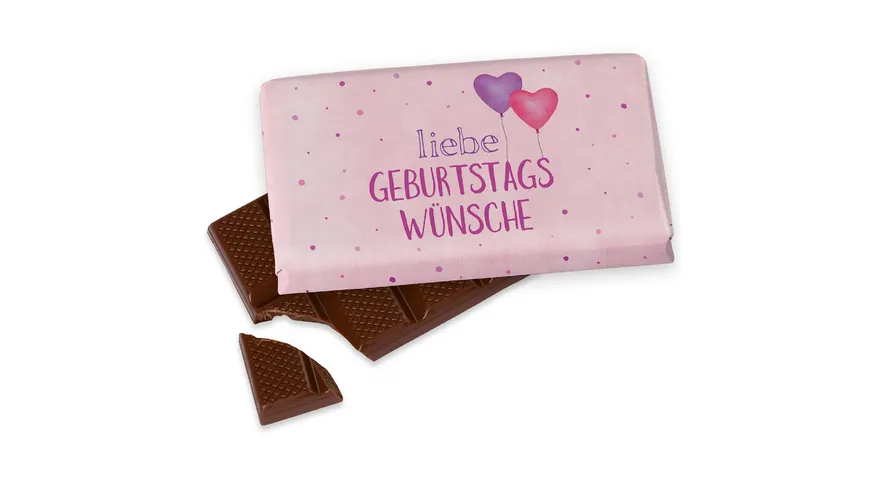 Geschenk für Dich Schokolade Liebe Geburtstagswünsche 40 g