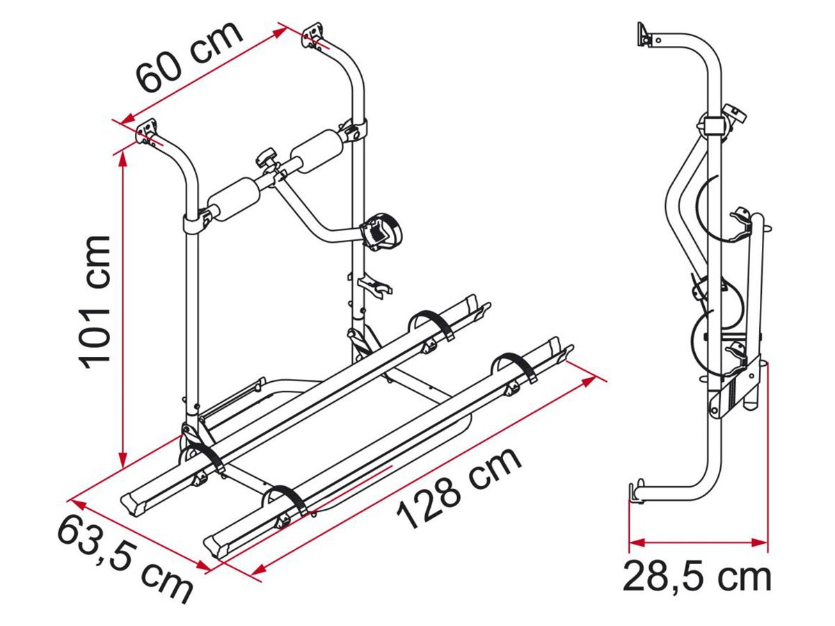 Fiamma Carry-Bike Hobby Fahrradträger schwarz