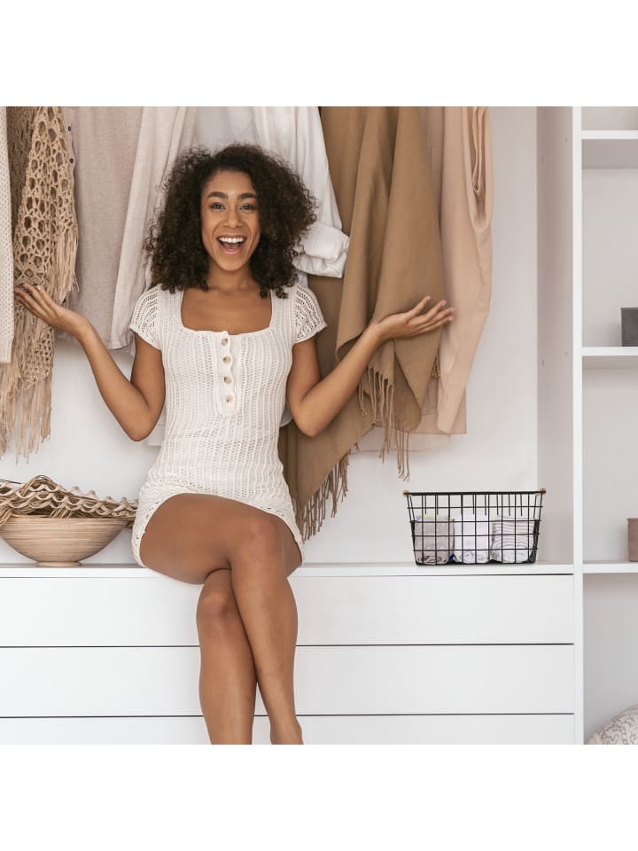 relaxdays 3x Drahtkorb in Weiß günstig kaufen onesize