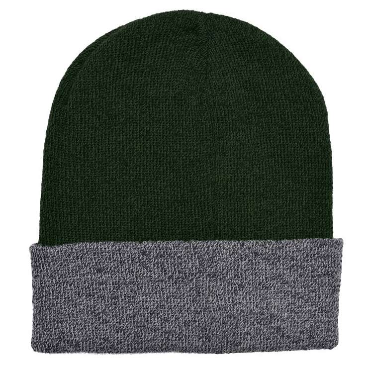 Lambretta Turn Up Beanie SS1207-KHAKI/CHAR