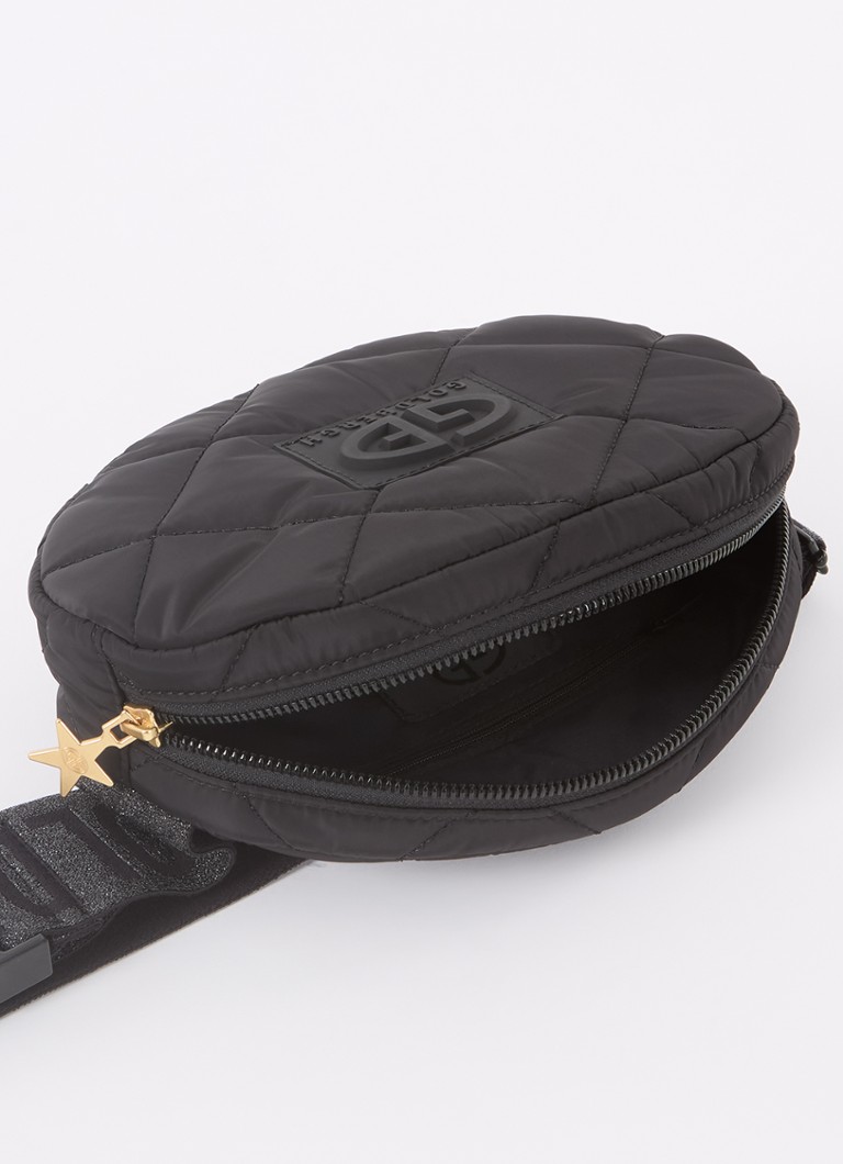 Sac banane Goldbergh Fleur à motif matelassé et logo