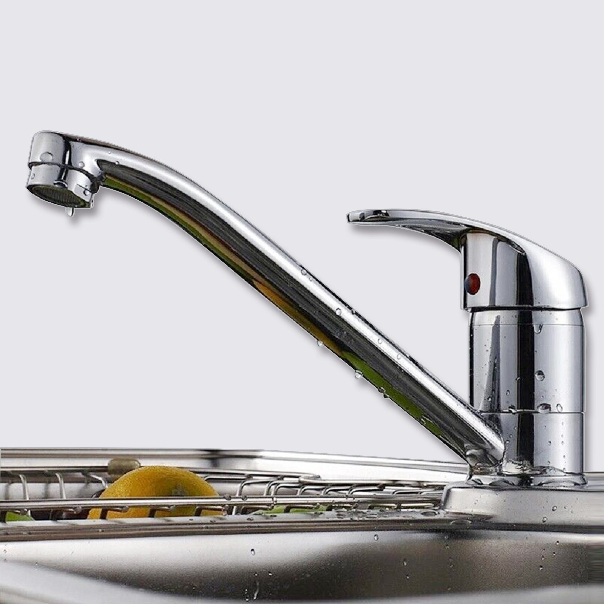 DAKYAM Waschtischarmatur Wasserhahn Küche Bad Küchenarmatur Spültischarmatur drehbar