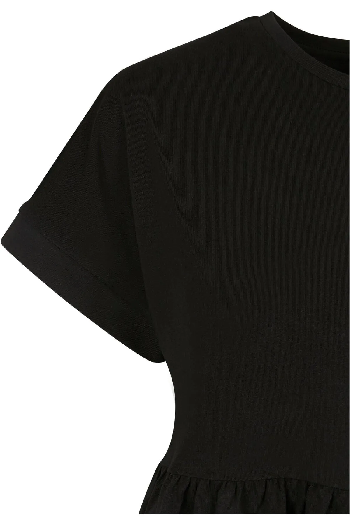 Urban Classics  Damen Ladies Organic Empire Volant T-Shirt-Kleid