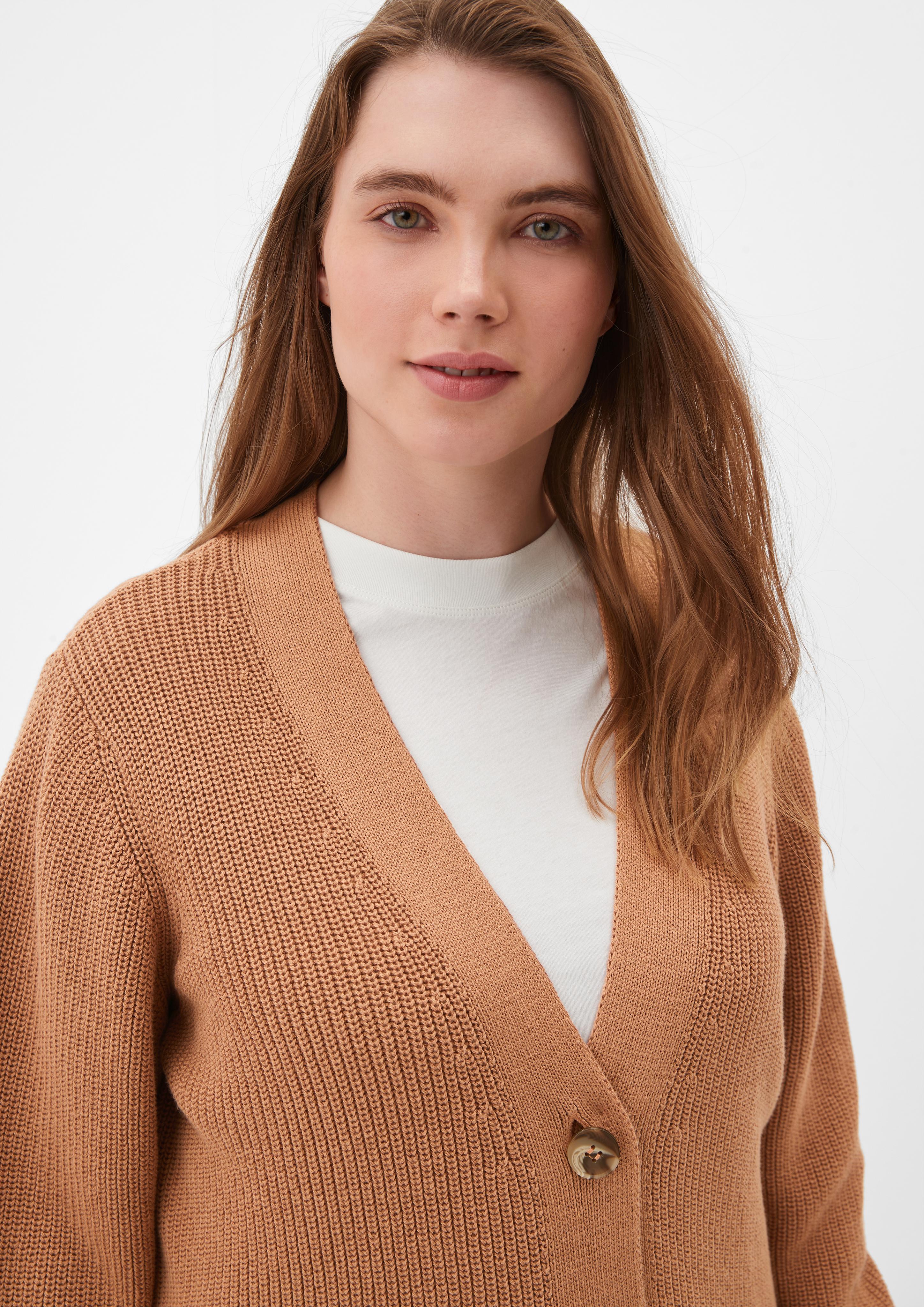 Strickjacke mit Kontraststreifen  2121968-8748