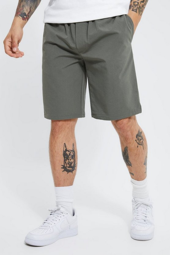Lockere elastische Stretch-Shorts