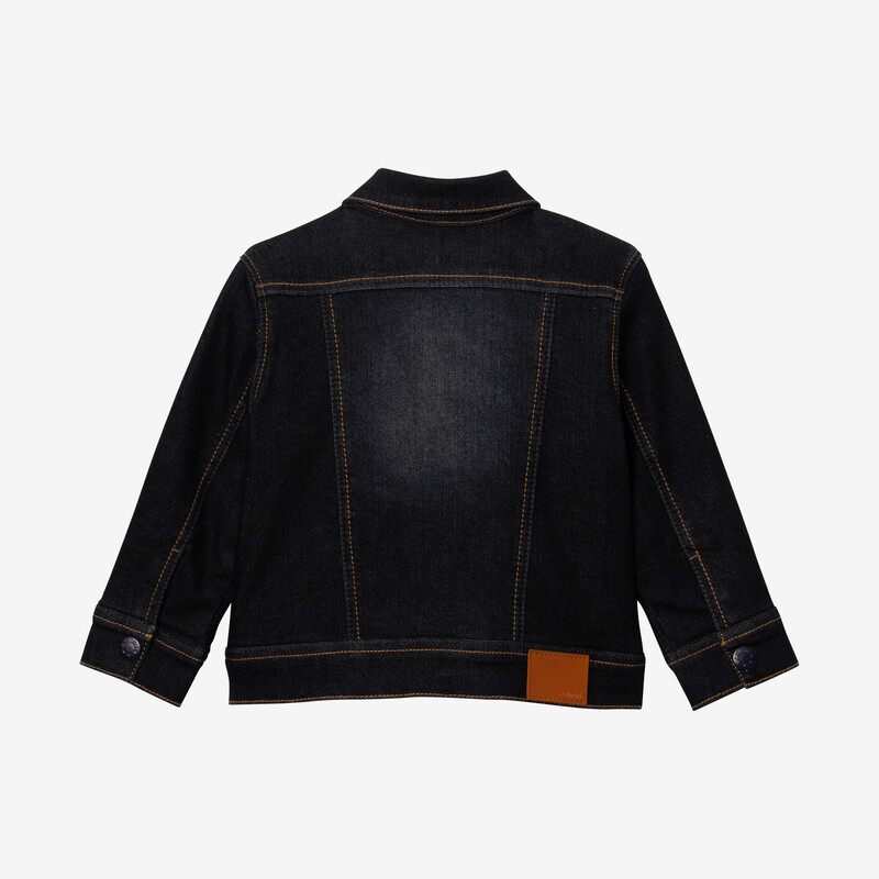 Veste en jean garçon intérieur vichy Catimini