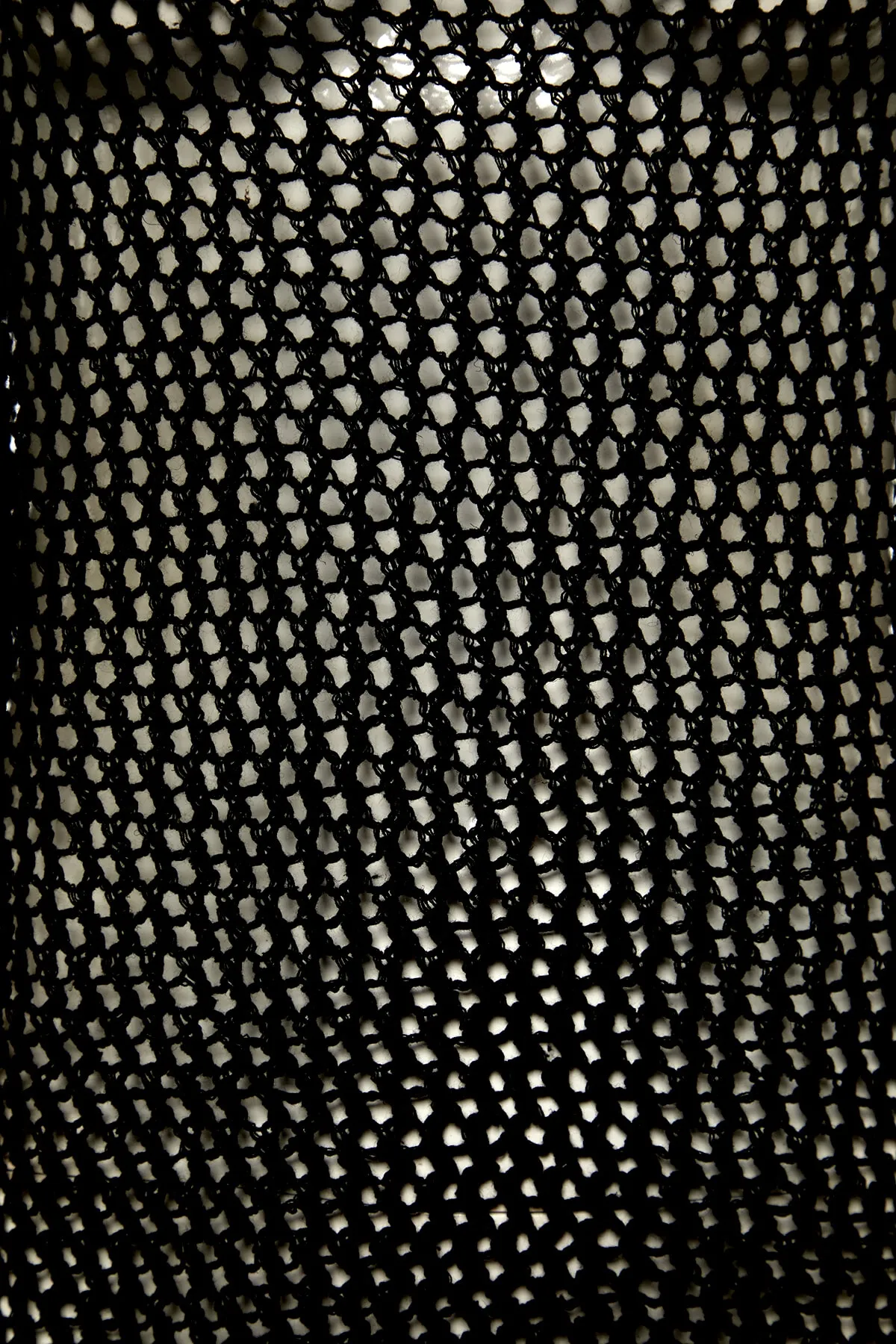 Trendyol Collection  Schwarzer, durchbrochener/perforierter Strickpullover aus Baumwolle mit extra weiter Passform TWOAW20FV0184