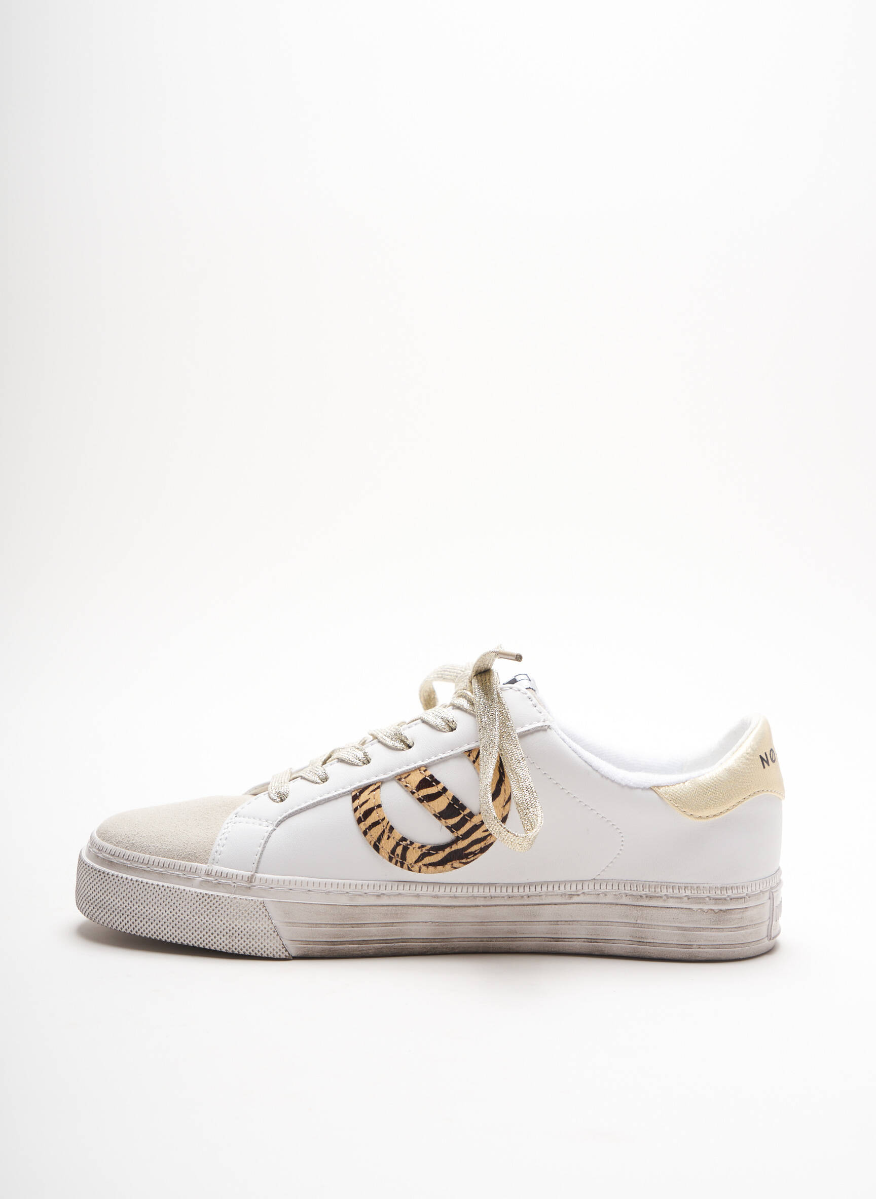 No Name Baskets Femme couleur beige