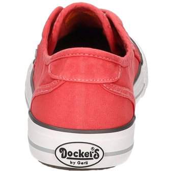 Dockers Leinen Sneaker in rot