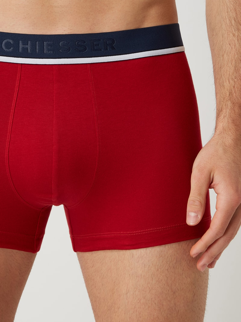 Trunks mit Stretch-Anteil im 3er-Pack in rot