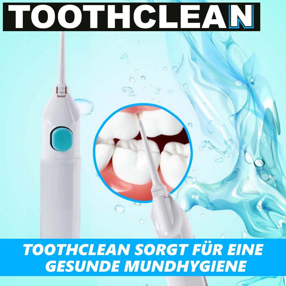 MAVURA Munddusche TOOTHCLEAN Mobile Munddusche Tragbare Reise Munddusche, Sanfte Reinigung Camping Zahnbürste kabellos