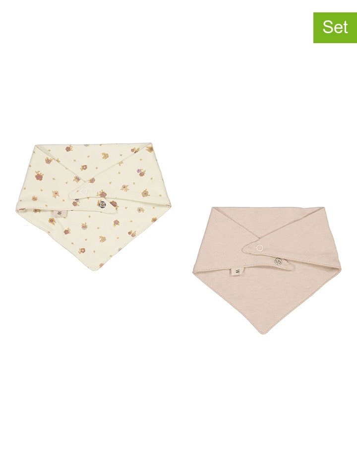 Wheat 2er-Set: Dreieckstücher in Creme/ Rosa günstig kaufen onesize