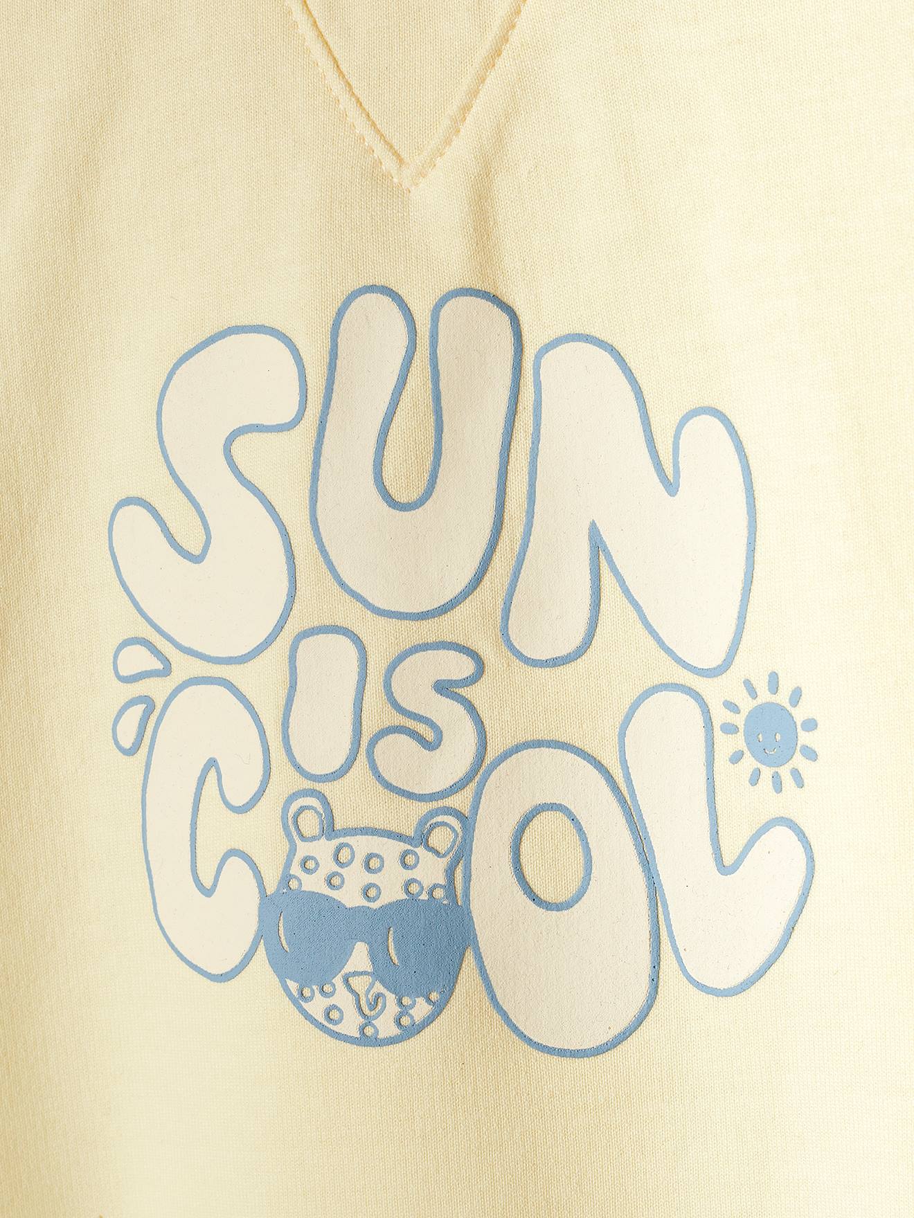 Vertbaudet Baby Sweatshirt, bedruckt - hellgelb
