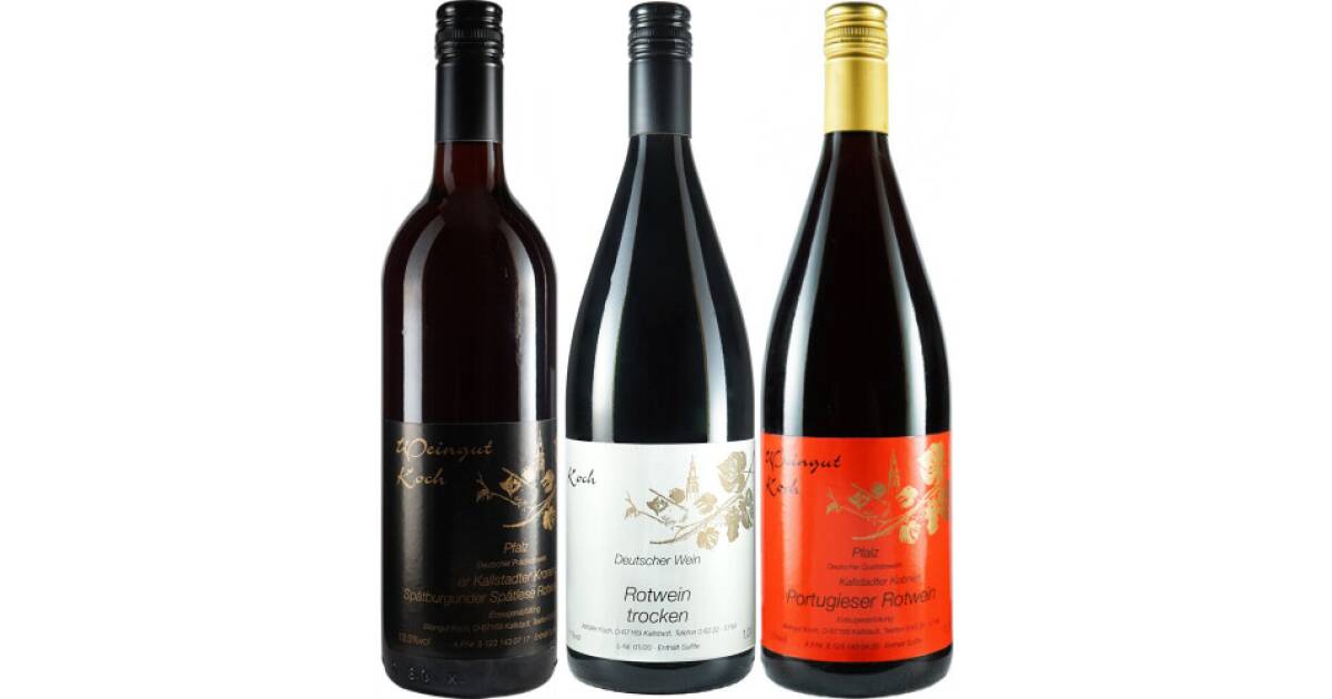 Probierpaket in Rot/trocken von Weingut Koch günstig bei wein.de kaufen