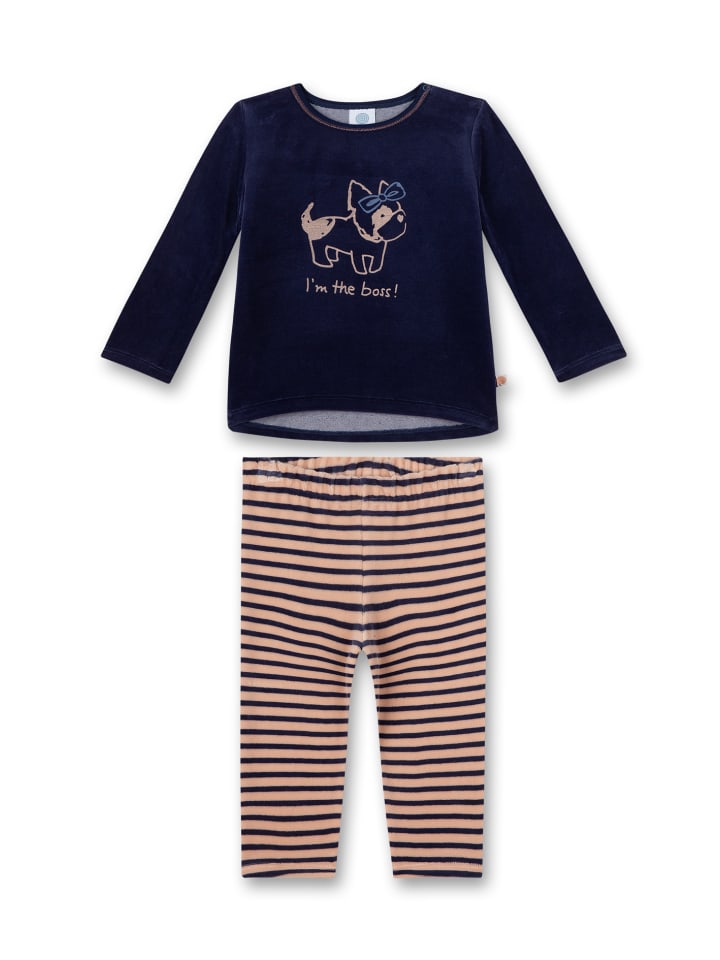 Sanetta Schlafanzug in Blau günstig kaufen