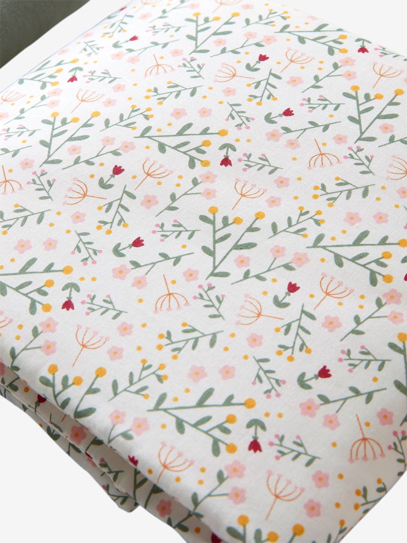 Vertbaudet Baby Bettumrandung/Laufgitter-Polster BLUMENZAUBER Oeko-Tex - mehrfarbig