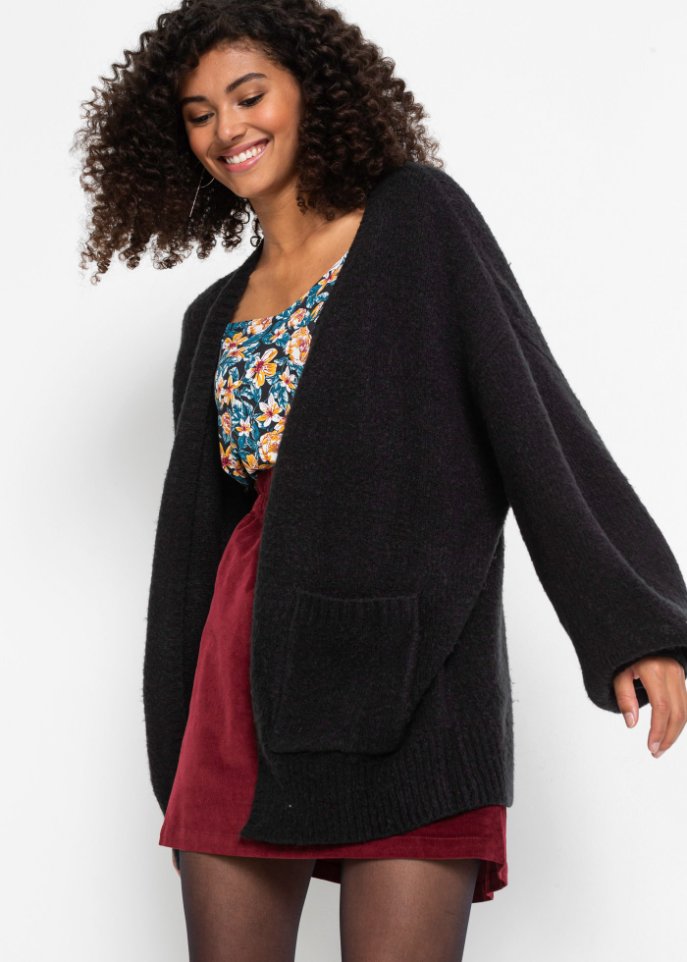 Oversized Strickjacke