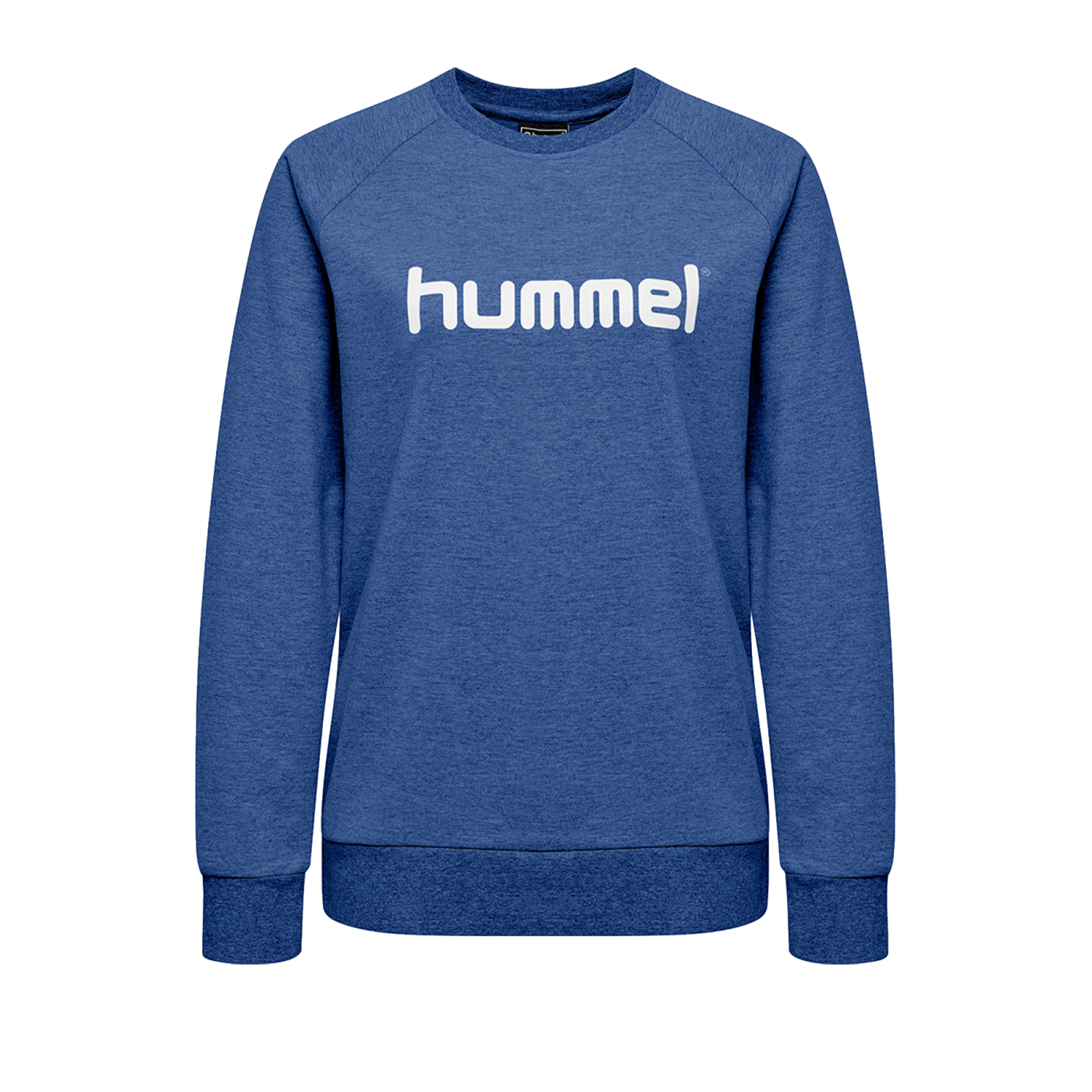 Hummel Cotton Logo Sweatshirt Damen Blau F7045
