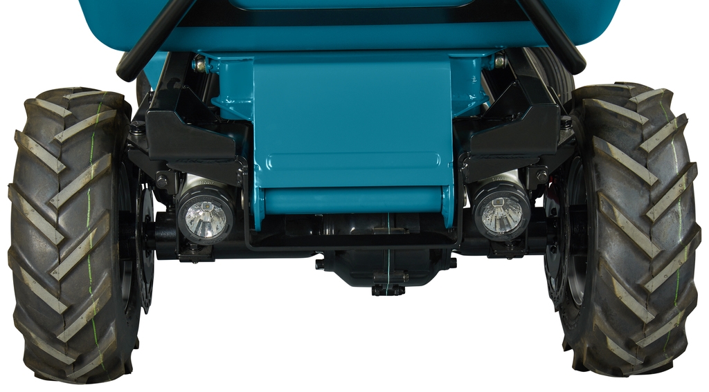 Makita DCU603Z 2 x 18V sladdlösa skottkärror med behållare exkl. batterier och laddare