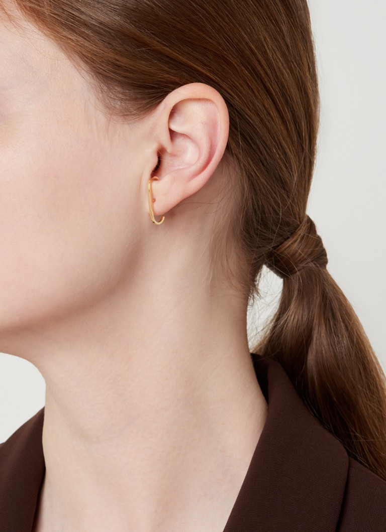 Culet Jewellery Single 18-carat yellow gold stud earring