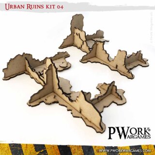 MDF Terrain Scenery: Urban Ruins 04
