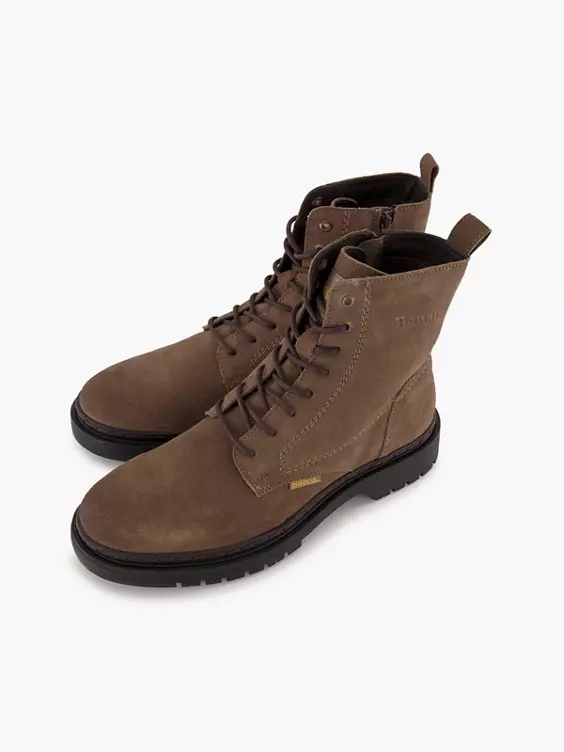 Bench Leder Schnürboots