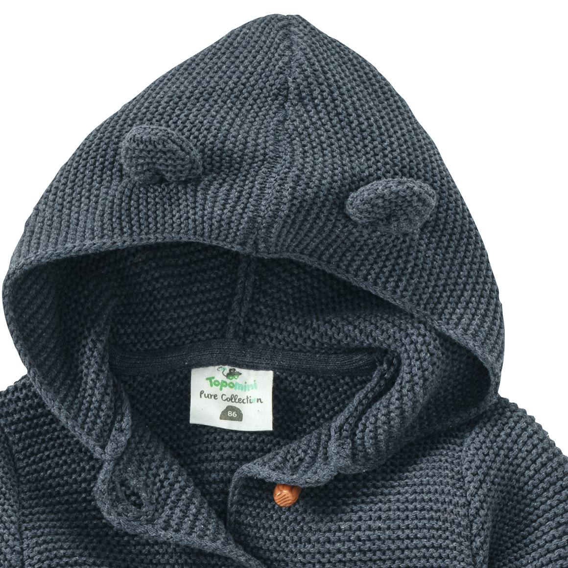 Baby Strickjacke mit Öhrchen