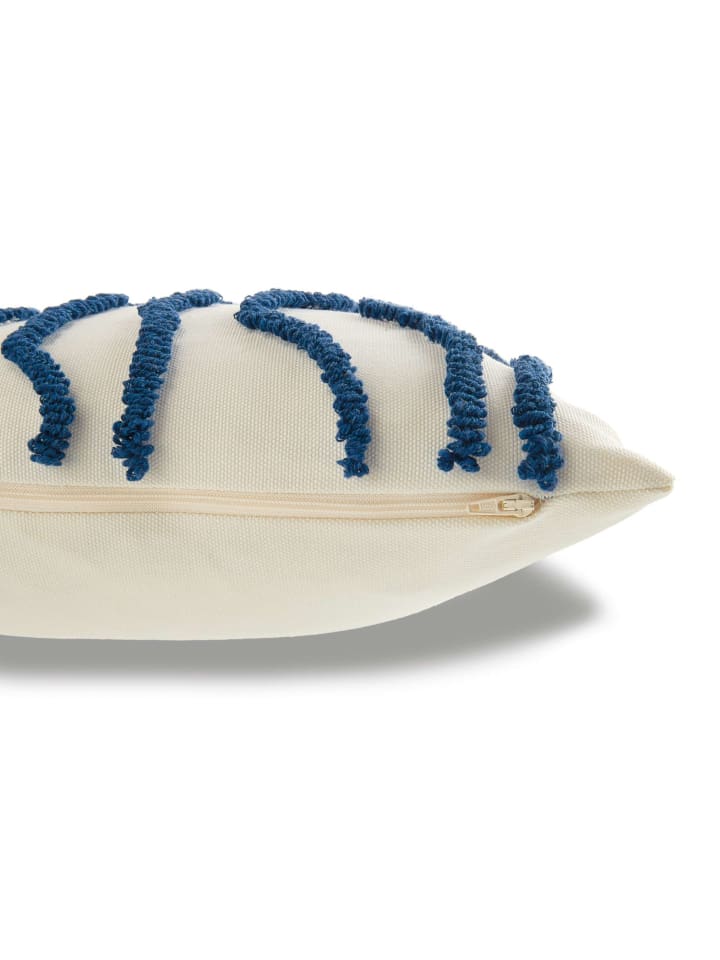 Tom Tailor Zierkissenhülle WAVY in Blau günstig kaufen 45 x 45 cm