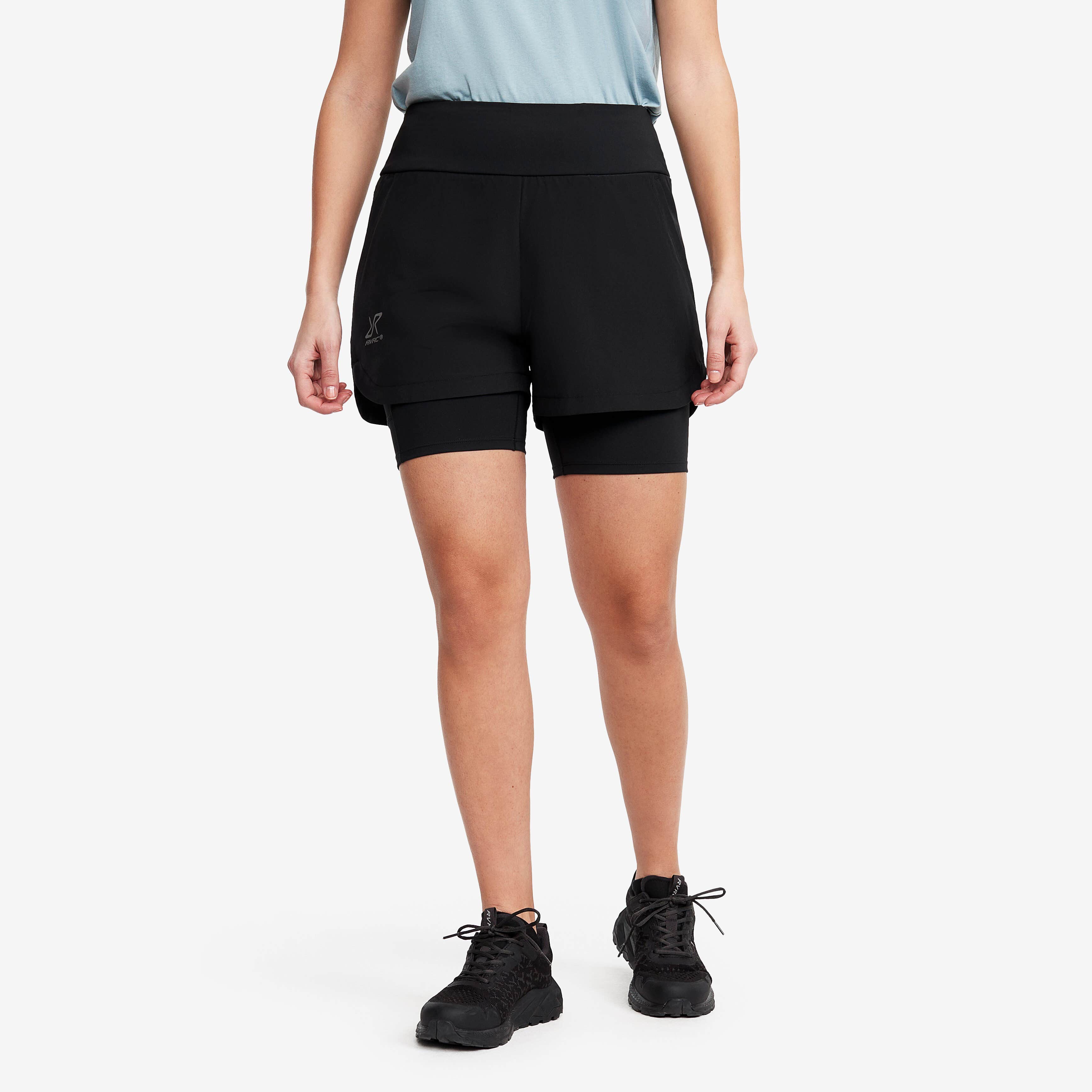2-in-1 Shorts Femme Black
