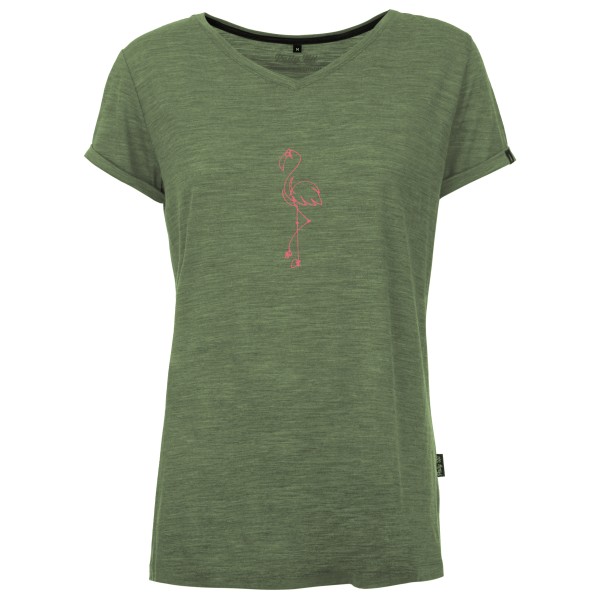 Pally'Hi - Women's Bingo Flamingo - Merinoshirt