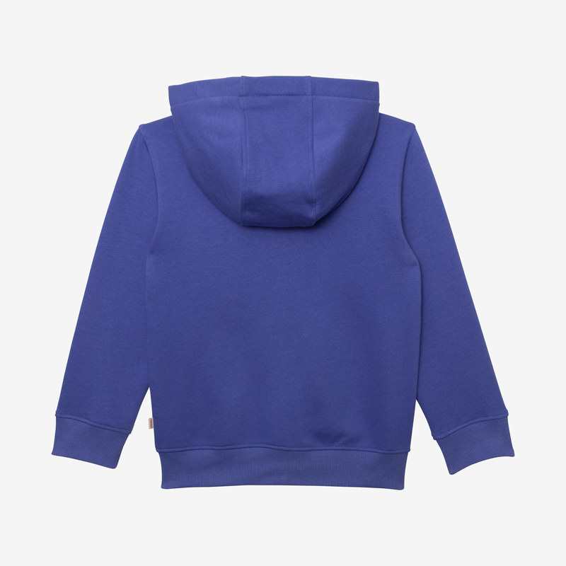 Cardigan garçon bleu visuel encre en coton recyclé Catimini