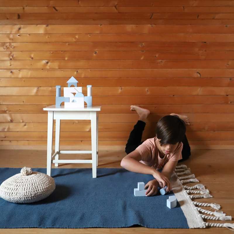 Tapis coton contemporain 100x150cm LISBOA