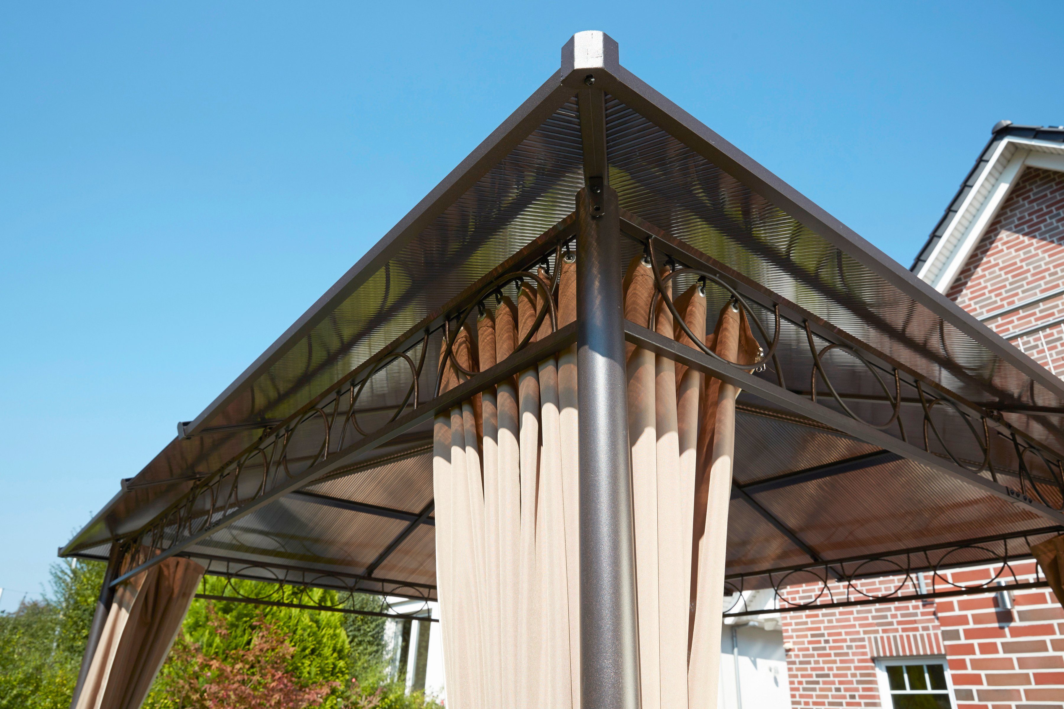Quick Star Pavillon Barcelona 2, mit 4 Seitenteilen, (Set), BxT: 360x300 cm