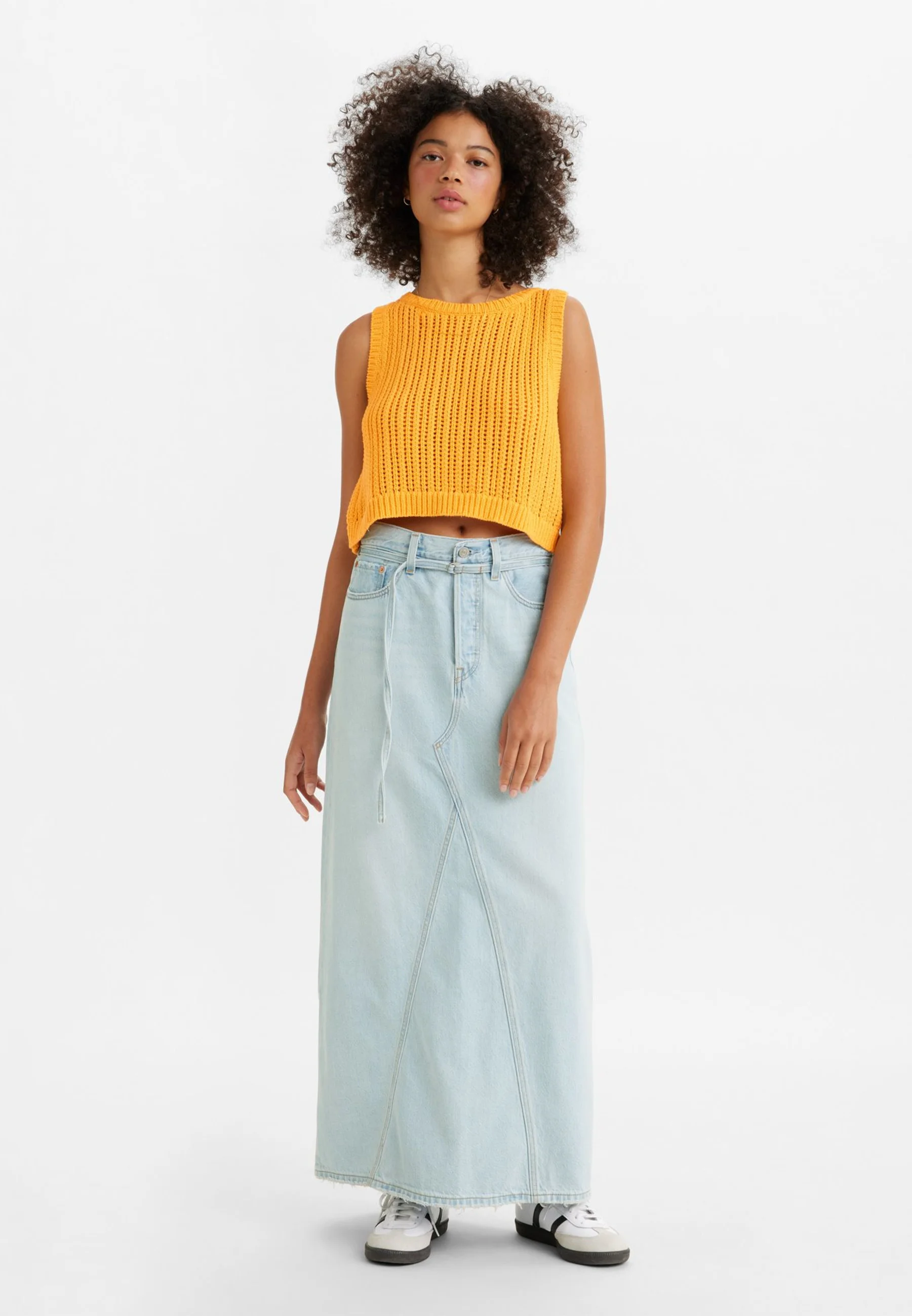Levi's® ICONIC LONG SKIRT BELT - Falda larga