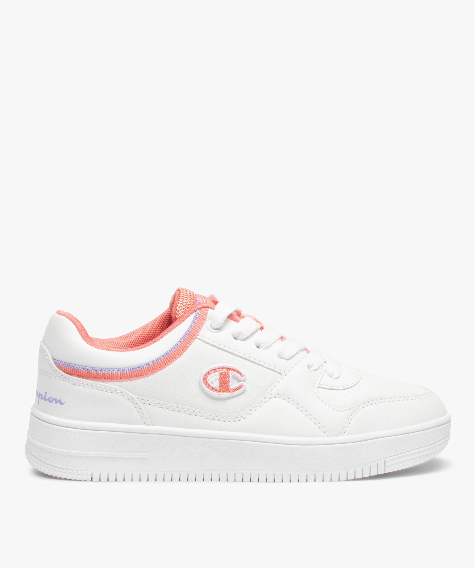 Baskets femme à doublure contrastante – Champion Rebound blanc | GEMO