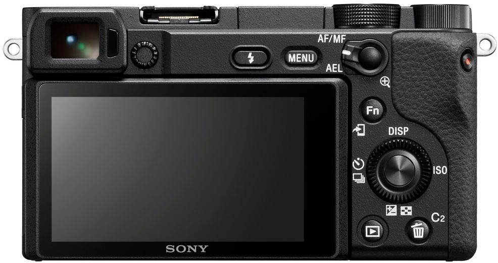 Sony ILCE-6400MB - Alpha 6400 E-Mount Systemkamera (24,2 MP, Bluetooth, NFC, WLAN (Wi-Fi), 4K Video, 180° Klapp-Display, XGA OLED Sucher, M-Kit 18-135mm Objektiv)