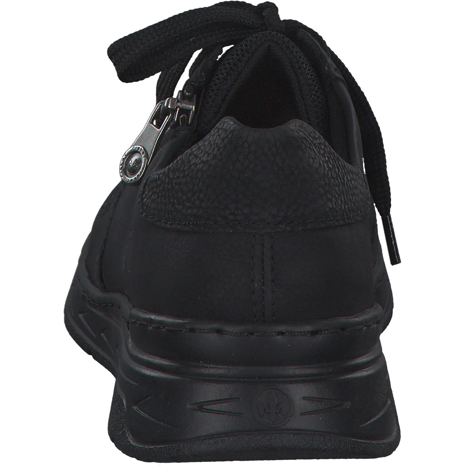 Rieker M0031, Schnürschuhe, Damen, schwarz/schwarz/schwarz