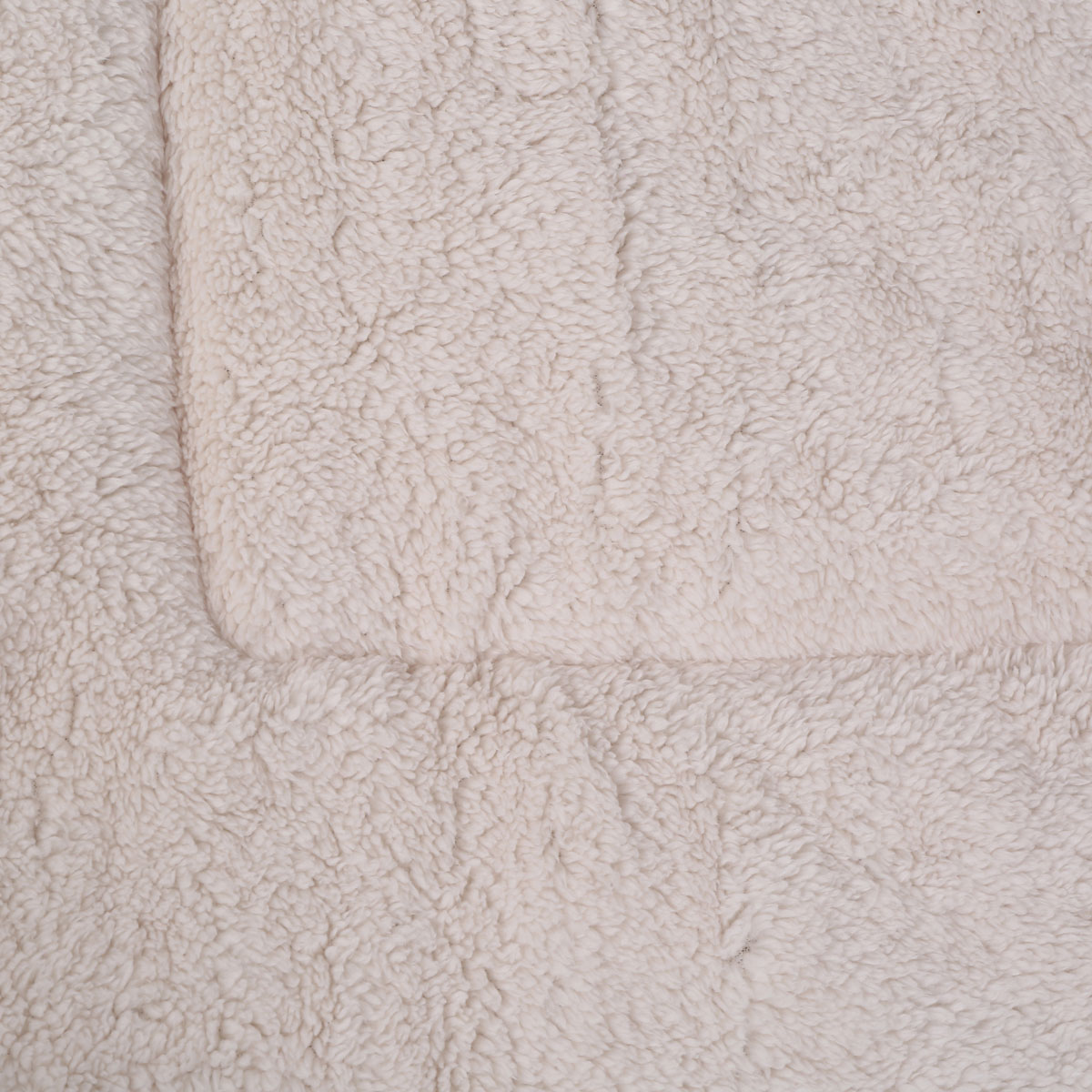 Wolters Reisedecke mit Schaffell-Imitation braun 100x70cm