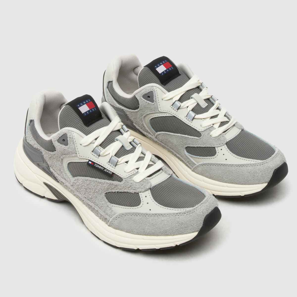 Superge Tommy Jeans Coney Runner v sivo-multibarvni barvi