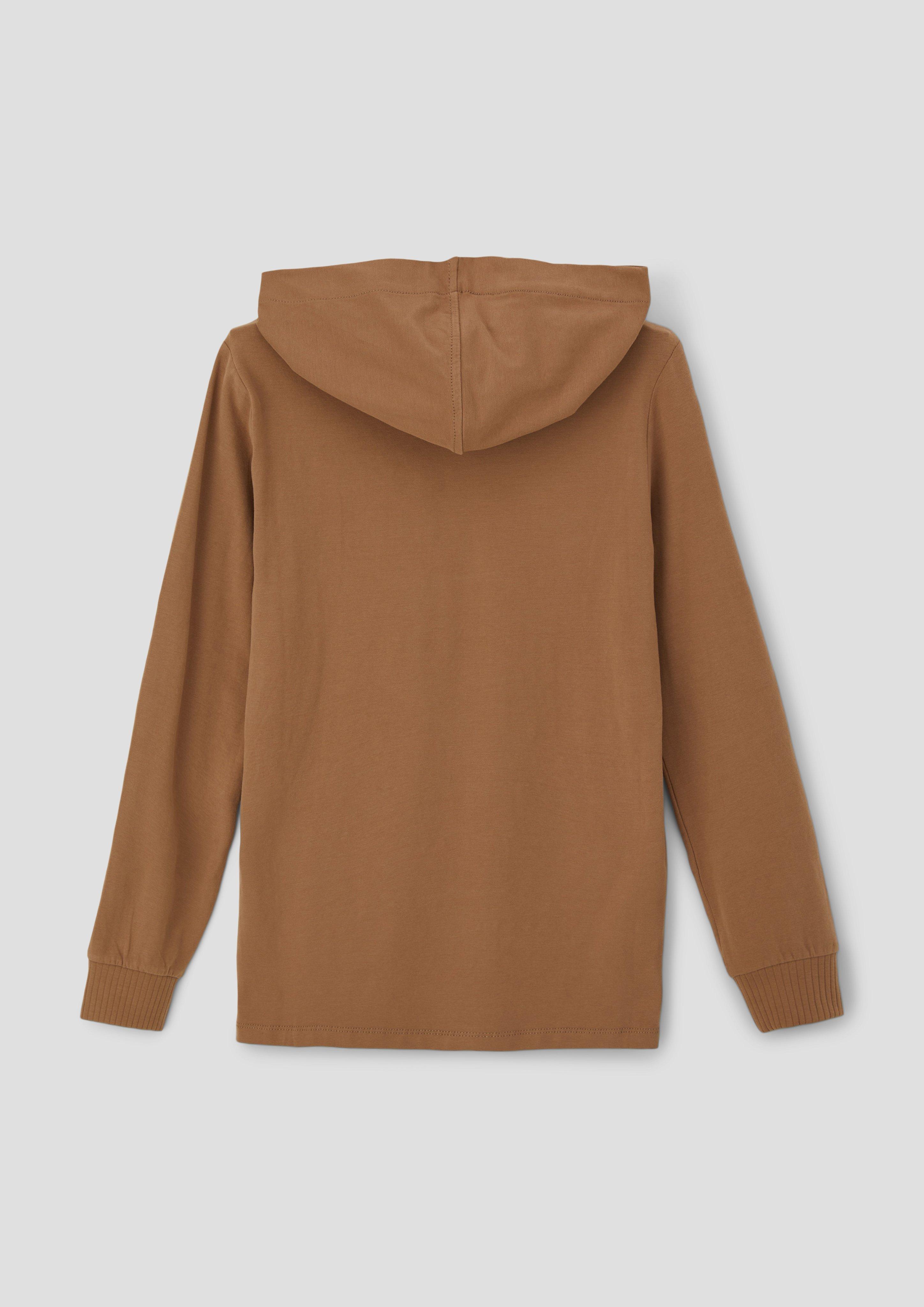 Longsleeve mit Kapuze  2134084-8480