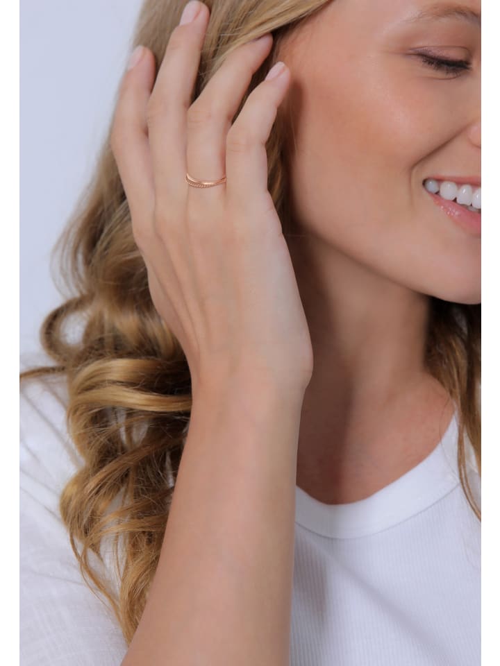 Elli Ring 925 Sterling Silber in Rosegold günstig kaufen