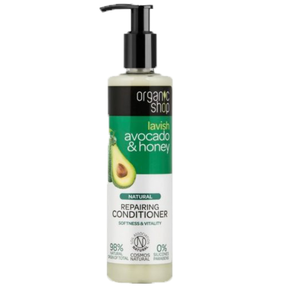 organic shop Après-shampoing Réparateur Avocat et Miel après shampoings