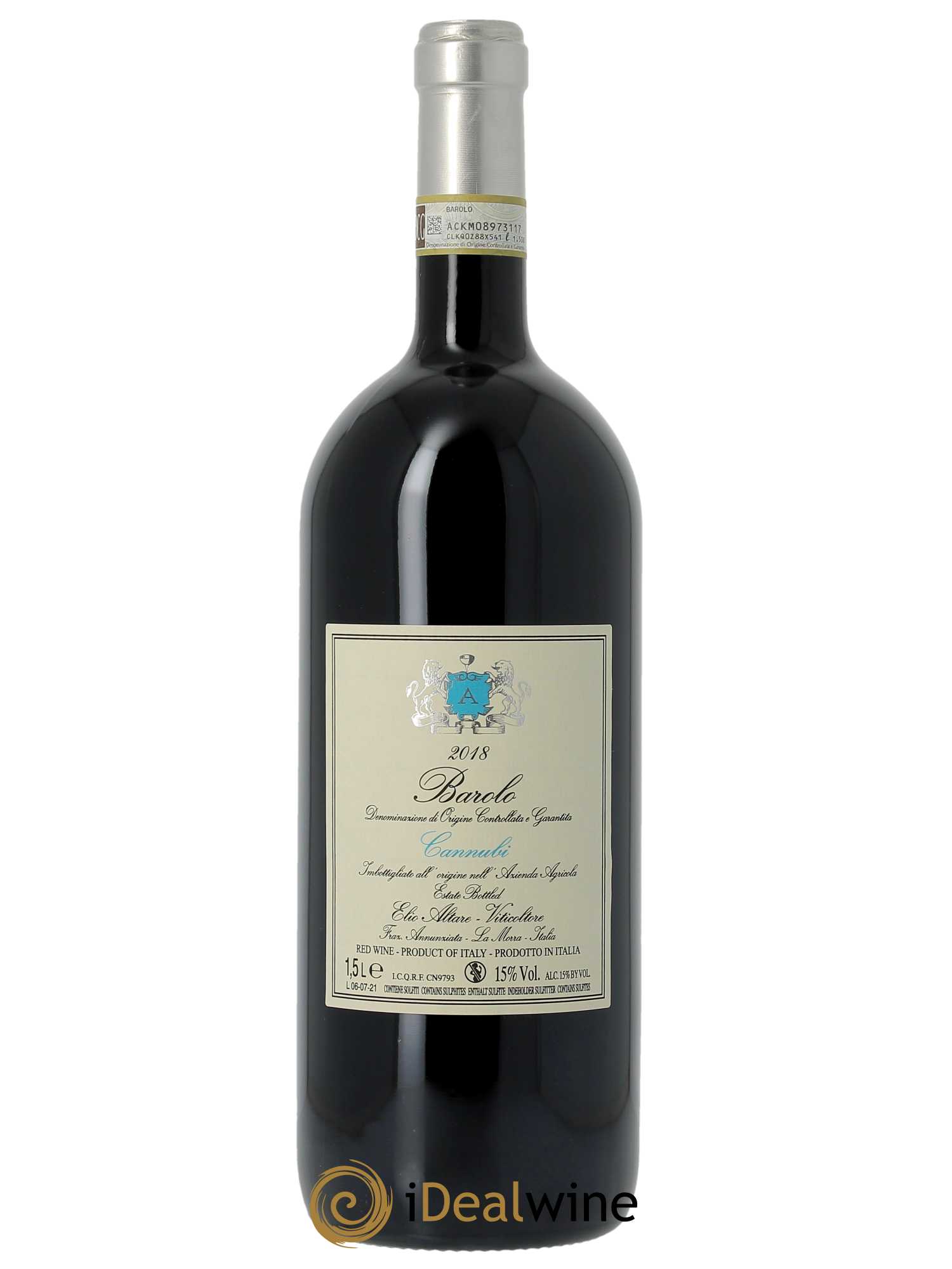 Barolo DOCG Elio Altare Cannubi  2018 - Lot de 1 Magnum