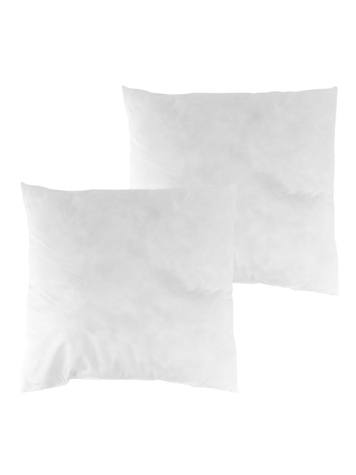 JACK 2er Set Innenkissen Kissenfüllung Wasserfest Inlett in Weiß günstig kaufen 45x45 cm